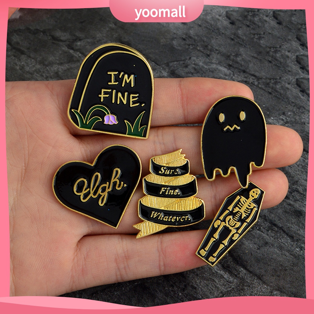 Ghim cài áo kim loại tạo hình độc đáo