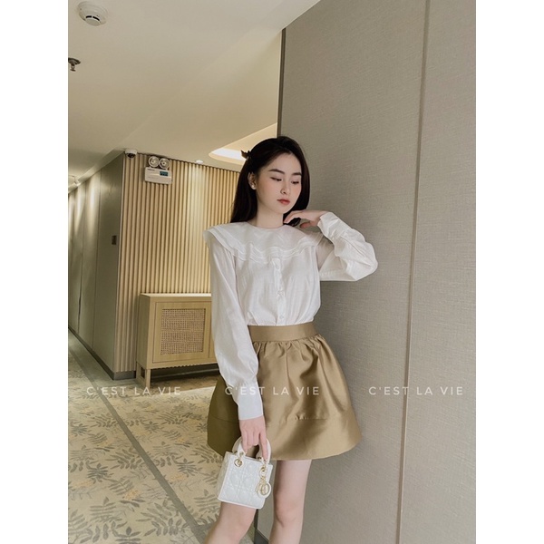 Chân váy phồng chất tafta cao cấp