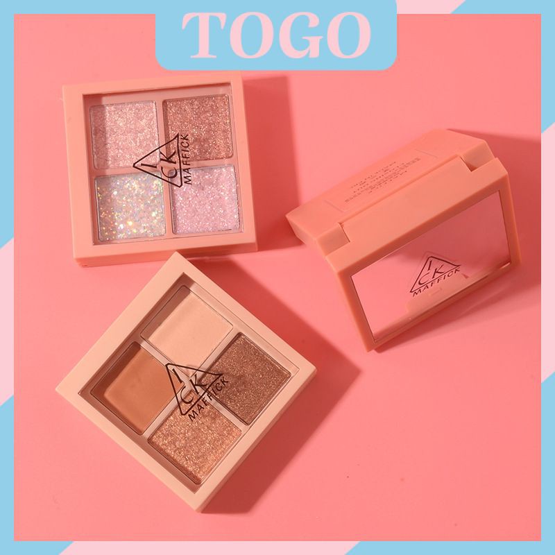 ☀☀☀ (Hàng Mới Về) Bảng Phấn Mắt 4 Màu Lấp Lánh Phân Cực Lấp Lánh ☝☝☝