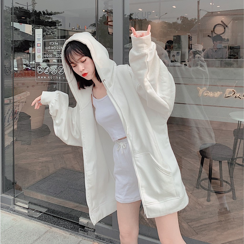 Combo 3 Món Hoodie - Croptop - Short thun Ulzzang cotton | BigBuy360 - bigbuy360.vn