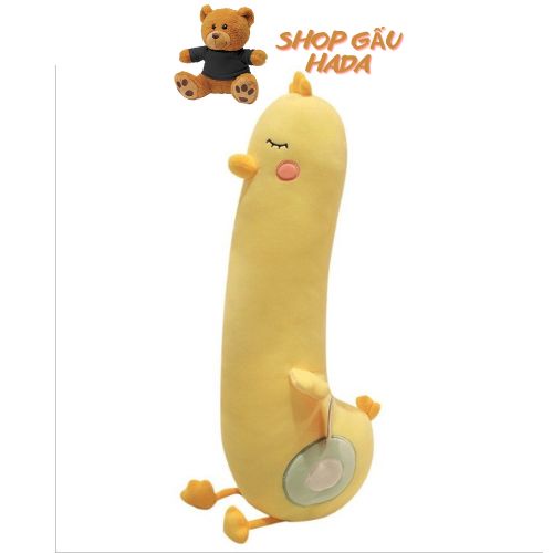 Gấu Bông Con Vịt Vàng Size Đủ Size, Gối Ôm Hình Thú Con Gà ,Con Vịt Vàng