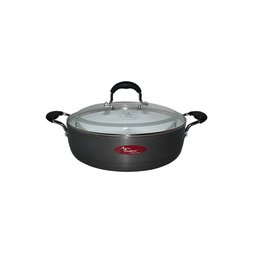 Nồi nhôm nắp kính 32cm thấp HA0232LC-AU06