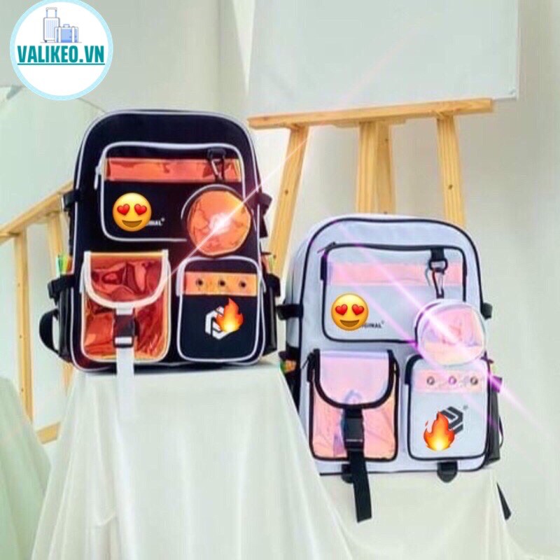 Balo phản quang TIBI HOLOGRAM Nam Nữ đi học đi chơi 💖 𝑭𝑹𝑬𝑬𝑺𝑯𝑰𝑷 💖 Balo Đẹp phong cách Hàn Quốc xu hướng HOT 2021