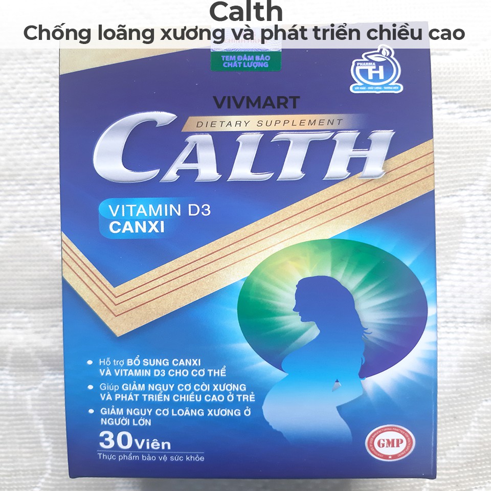 [GIÁ SỈ] CALTH - Viên uống tăng chiều cao, phát triển trí não, ngừa loãng xương