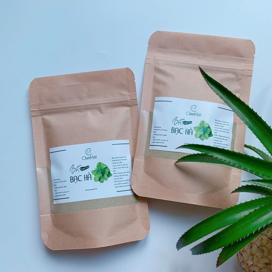 100gr BỘT BẠC HÀ NGUYÊN CHẤT  HANDMADE | BigBuy360 - bigbuy360.vn