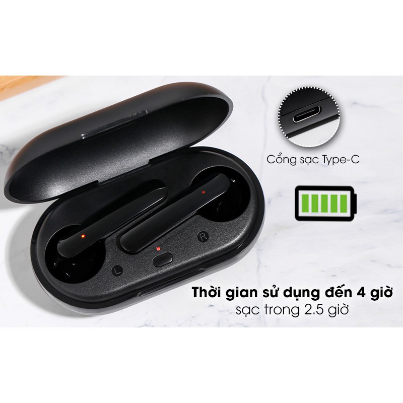 Tai nghe Bluetooth True Wireless Mozard DT920 Đen