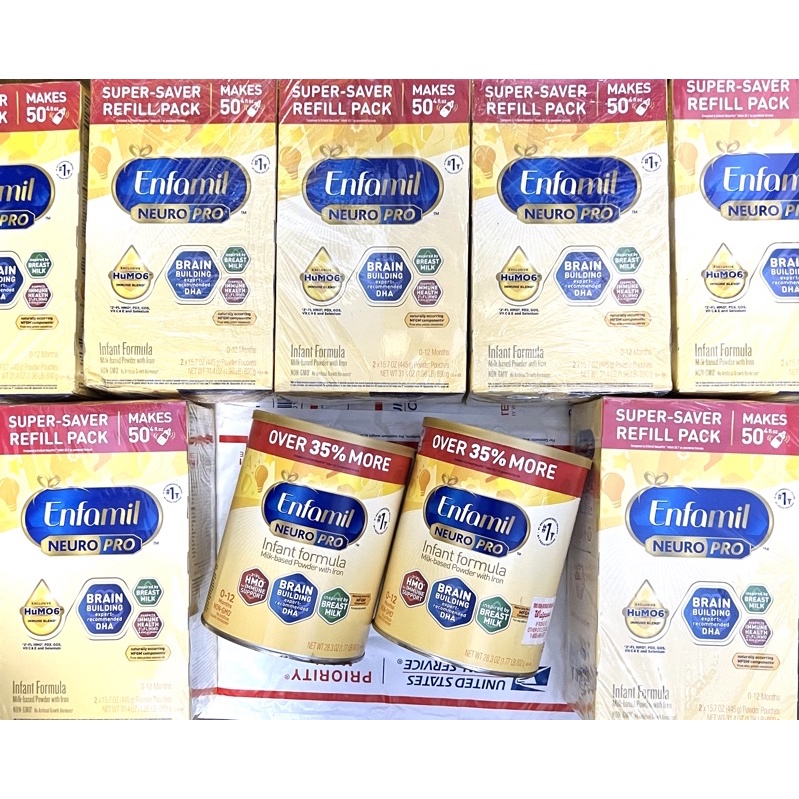 Sữa Enfamil Neuro Pro Infant Formula size 587g , 874g , giấy 890g !