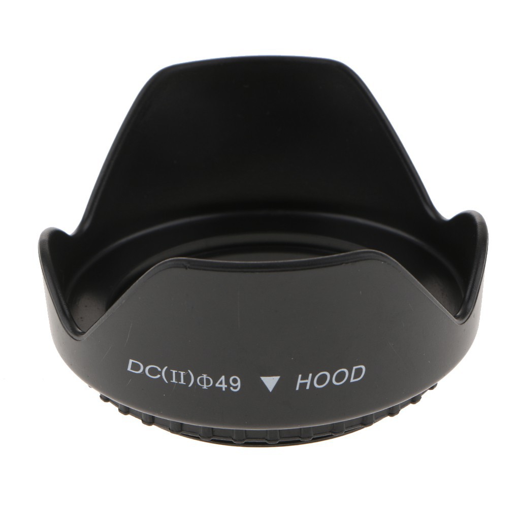 [49mm] Lens hood Loa che nắng hoa sen vặn ren ống kính máy ảnh Phi 49mm