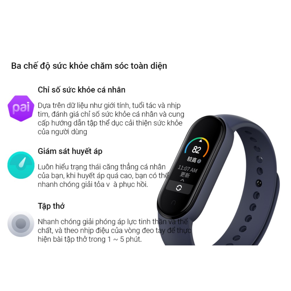Đồng hồ thông minh XIAOMI Mi band 5 -BH 1 năm | BigBuy360 - bigbuy360.vn