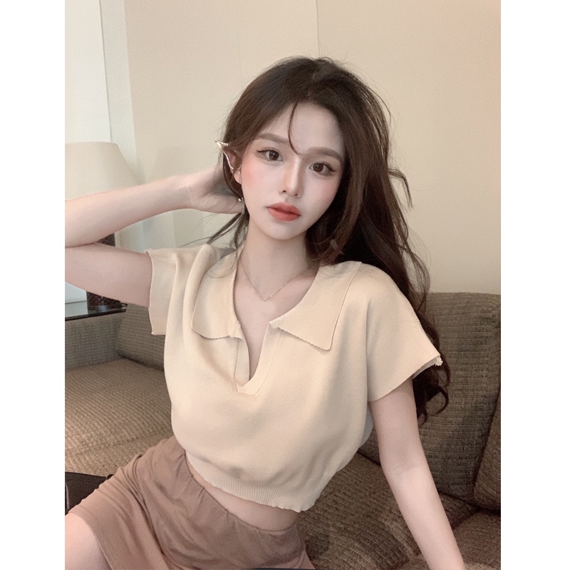 NRVP Áo Khoác Cardigan Dệt Kim Tay Ngắn Dáng Rộng Thiết Kế Mới Thời Trang Theo Phong Cách Hàn Quốc