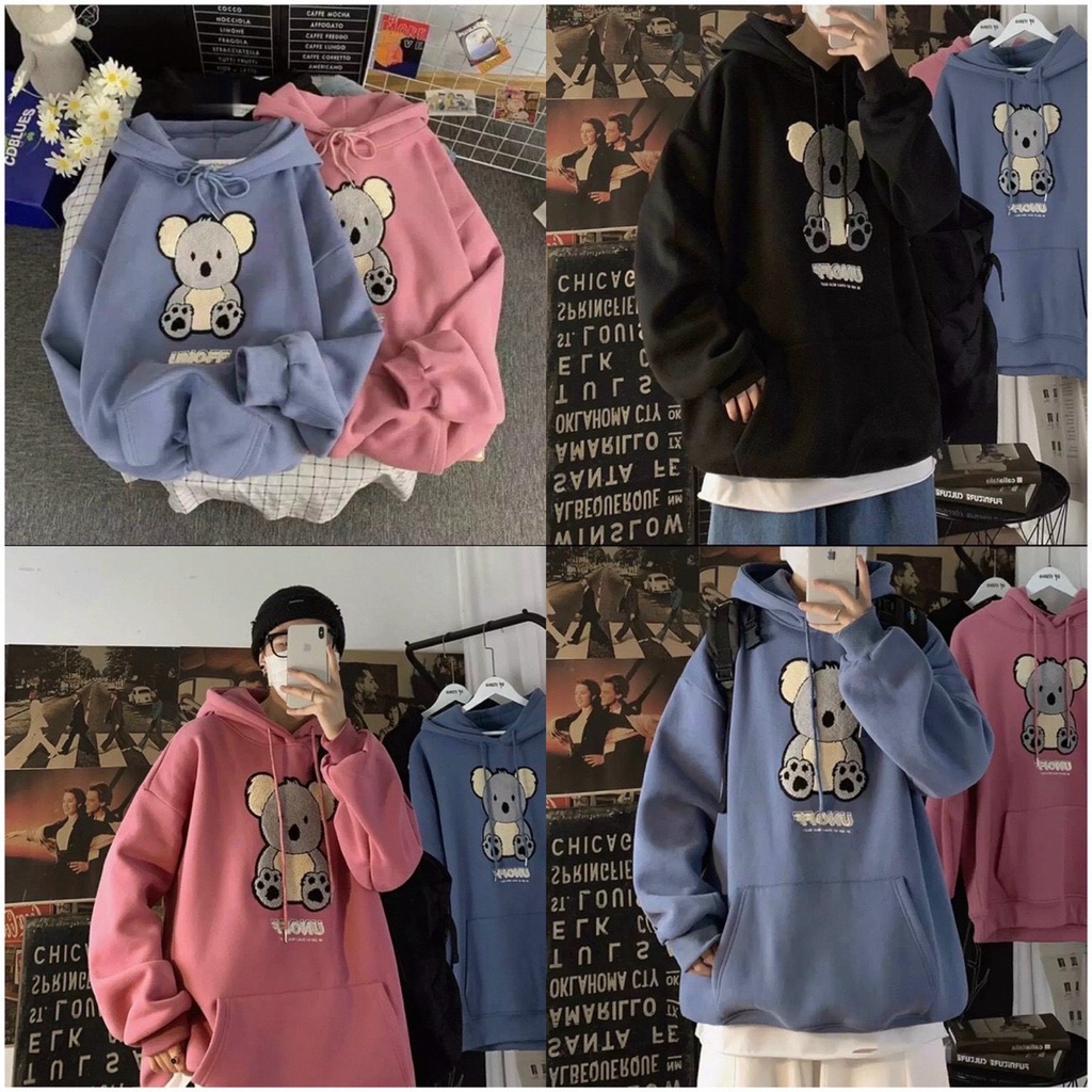 Áo hoodie UNOFF nam nữ form rộng, áo khoác hoodie nam nữ có mũ chất liệu nỉ lót bông kiểu dáng dễ thương
