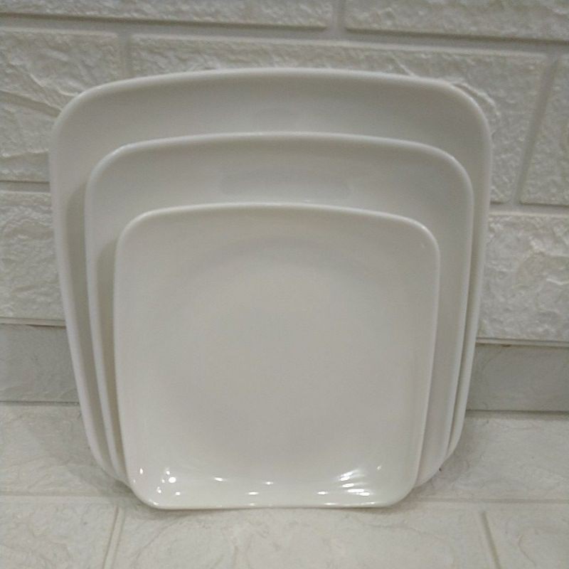 Đĩa phíp vuông trắng 16×16cm, 19×19 cm,22×22cm