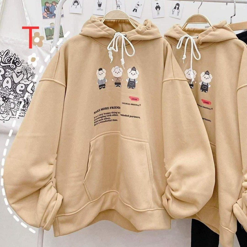 Áo hoodie ba chú lợn TT11