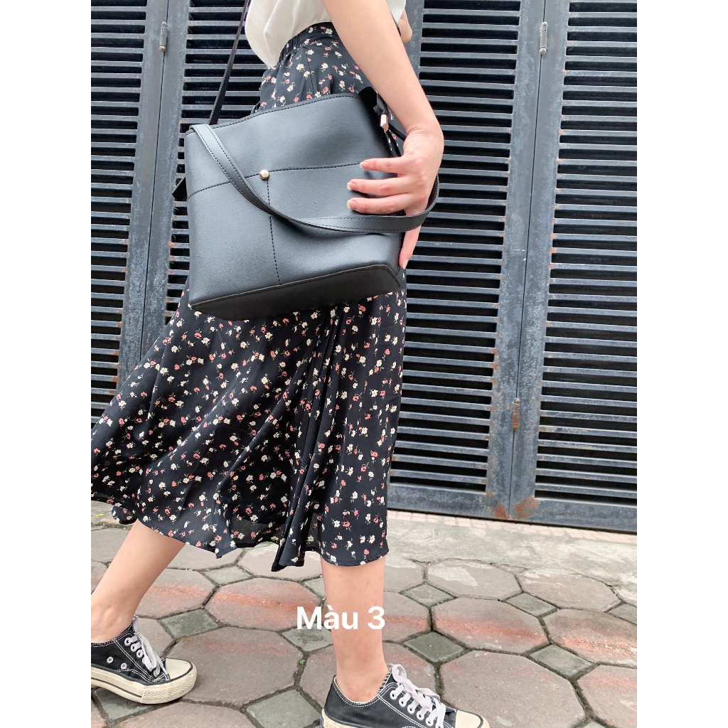 Chân váy dài hoa nhí nhiều màu | BigBuy360 - bigbuy360.vn