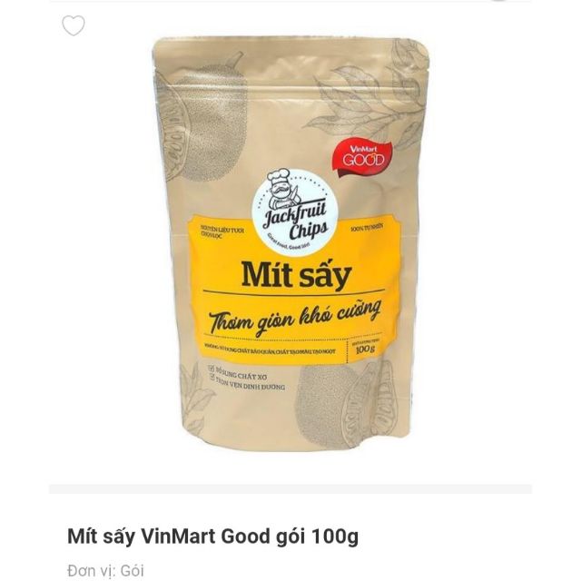 Mít sấy Vinmart Good gói 100g