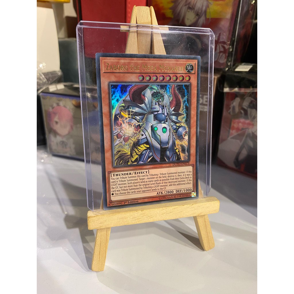 Lá bài thẻ bài Yugioh Zaborg the Mega Monarch – Ultra Rare - Tặng bọc bài nhựa bảo quản