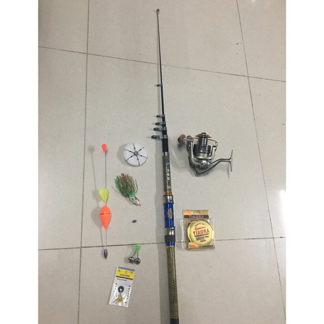 Combo cần DAIWA T230 3m6 và máy câu LC 6000 siêu chất lượng