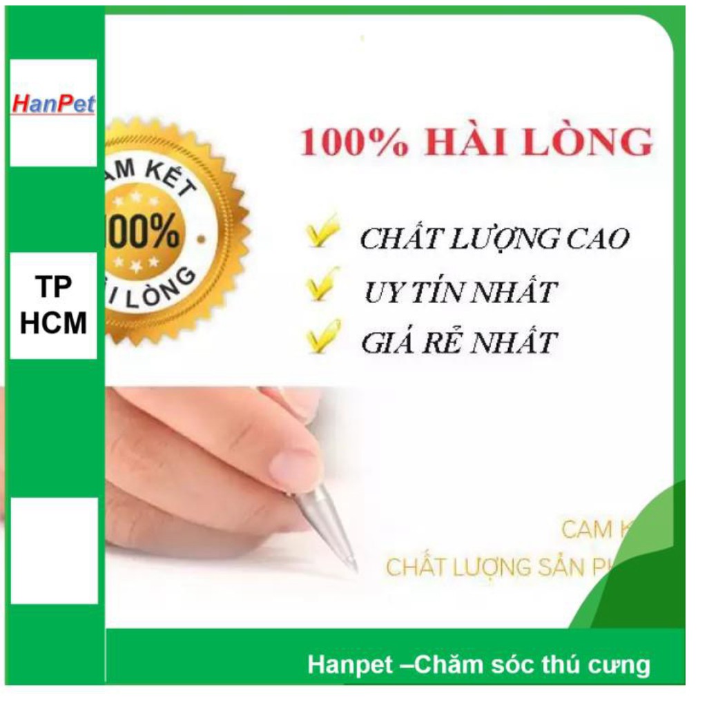 HN-Xương ống da bò cho chó gặm - phù hợp với chó lớn trên 15kg (hanpet 371) 20cm cho chó ngứa răng