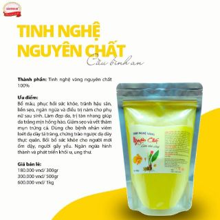 Tinh bột nghệ vàng nguyên chất Cầu Bình An