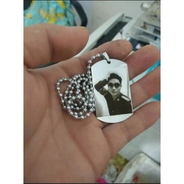 Dây chuyền vòng cổ thẻ bài DOGTAG khắc tên