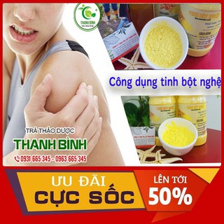 Tinh Bột Nghệ Vàng 100g - Hàng Công Ty Loại Cao Cấp