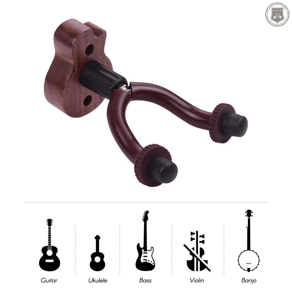 Giá Đỡ Đàn Guitar Điện / Ukulele Bằng Gỗ Gắn Tường Tiện Dụng