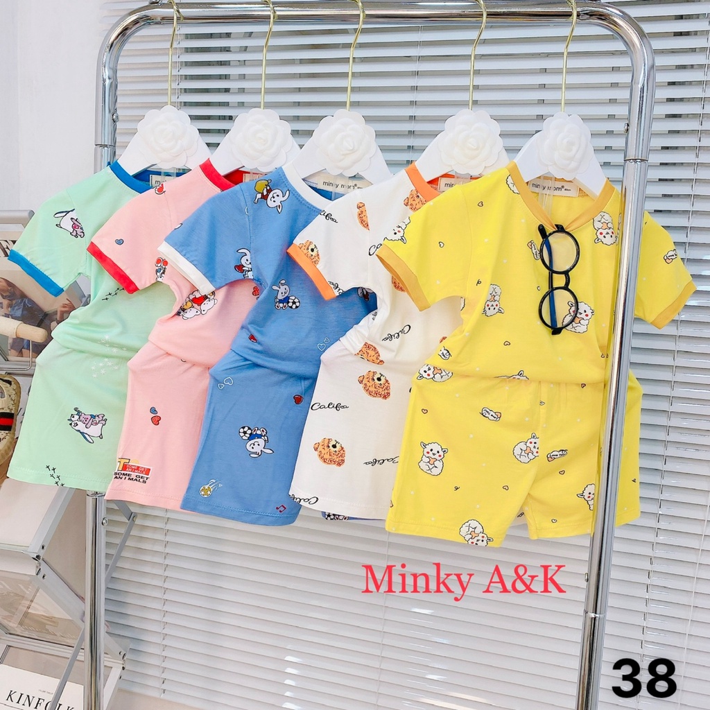[Bé 20-32kg] Bộ Ngắn tay Thun Lạnh in toàn thân cho bé trai, bé gái từ 20-32kg [ HÀNG CHUẨN ]