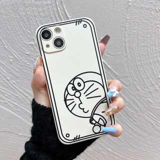 Ốp Lưng Silicon Màu Bảo Vệ Camera Doraemon Draw