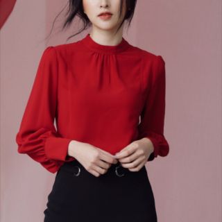 Áo sơ mi lụa công sở cao cấp
