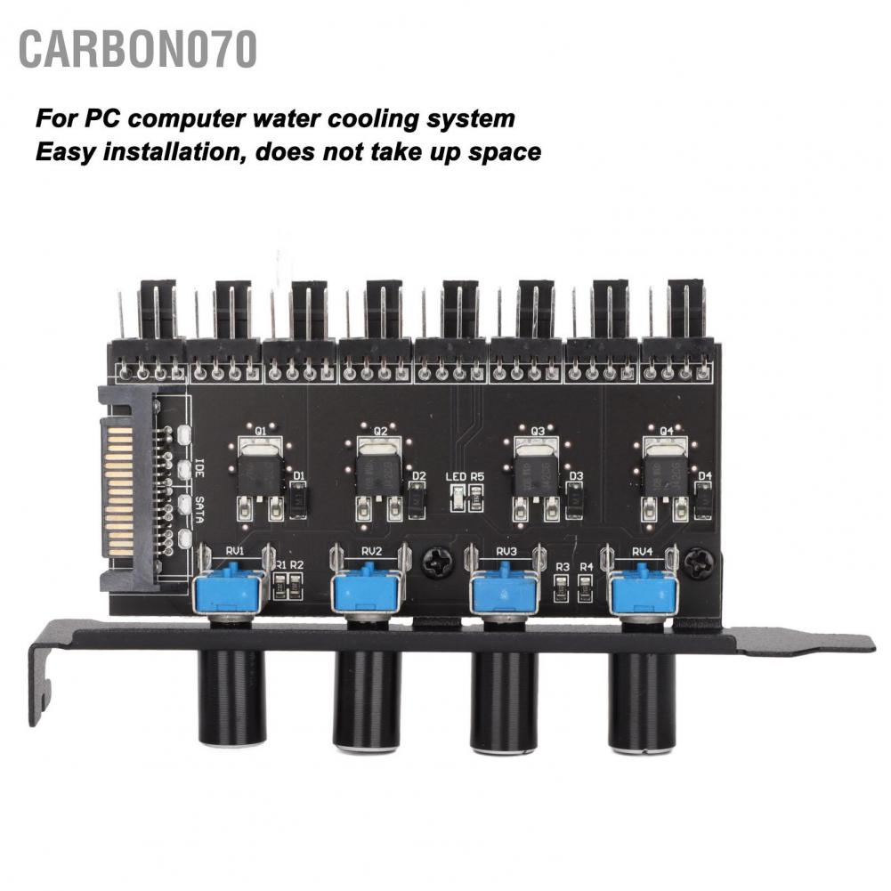 Bộ Điều Chỉnh Tốc Độ Quạt PC 0-12V 8 Chiều 4 Pin 3 Pin Cho Hệ Thống Tản Nhiệt CPU Chassis HDD VGA PWM
