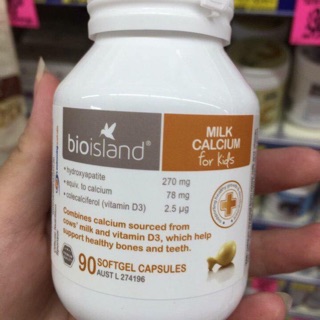 Viên sữa bổ sung canxi cho bé Bio Milk Calcium 90 viên Úc