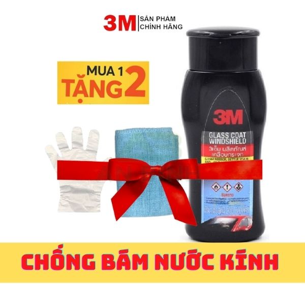 Chai chống bám nước trên kính xe 3M Glass Coat Windshield 08889 LT 200ml