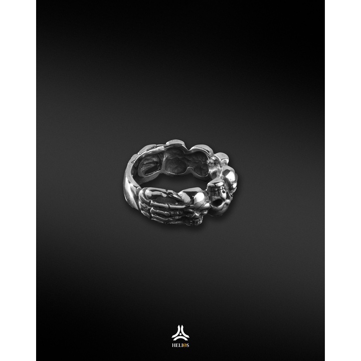 Nhẫn thời trang nam nữ Helios Skull Reverse