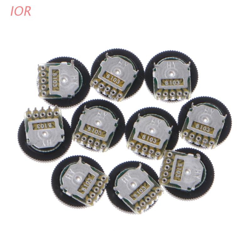 Set 10 Chiết Áp Hai Mặt B103 16x2mm 10K Ohm