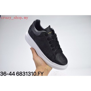 New Arrival Alexander Mcqueen Men Women Sports Running Walking shoes black