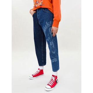 Giày Sneakers Cao Cổ Nữ Mickey Đỏ Lefties