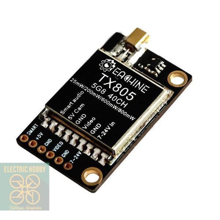 Bộ Chuyển Đổi Âm Thanh Thông Minh Vtx Eachine Tx805 25 / 200 / 600 / 800mw 5.8ghz 40ch - Id16T