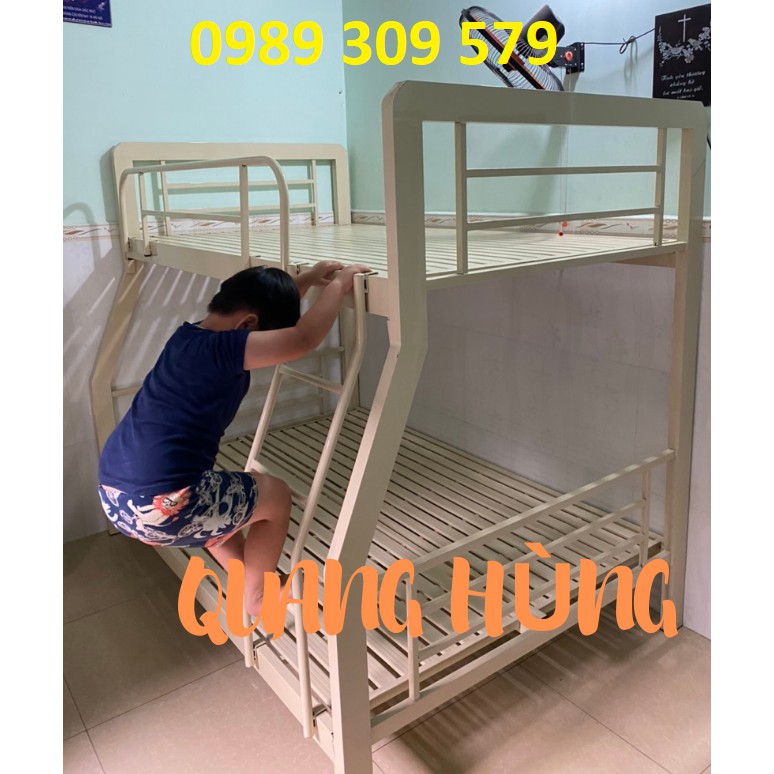 GIƯỜNG TẦNG SẮT HỘP VUÔNG CAO CẤP 1M4/1M6 CAO CẤP HCM