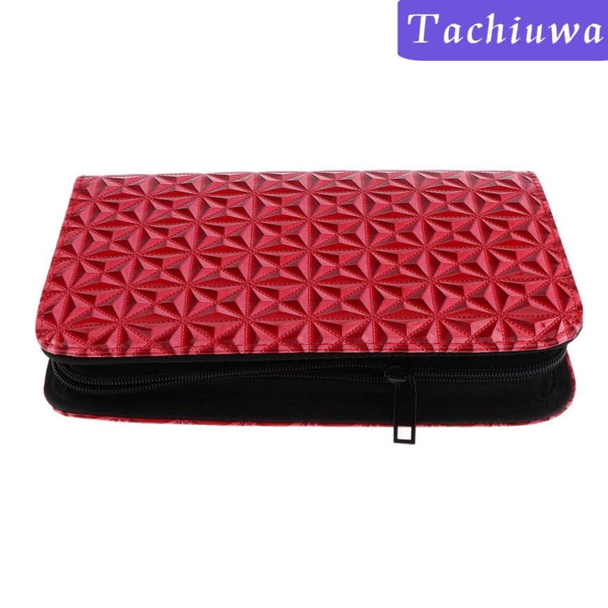Túi Da Trưng Bày Kéo & Dụng Cụ Cắt Tóc Chuyên Nghiệp Cho Salon