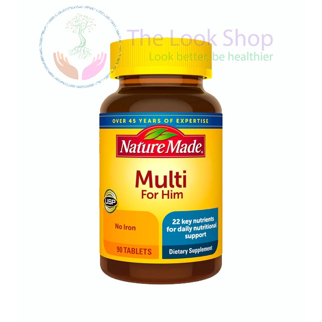 USA- Viên uống bổ sung vitamin khoáng chất Multi Nature Made- Bổ sung đầy đủ vi chất dinh dưỡng thiết yếu mỗi ngày | BigBuy360 - bigbuy360.vn
