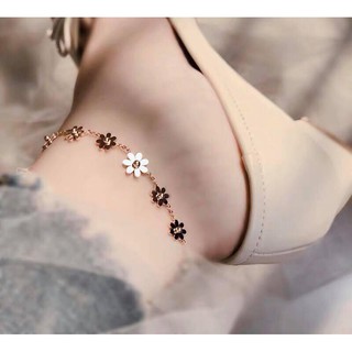 Lắc chân hoa cúc (có set vòng cổ, tay, nhẫn)