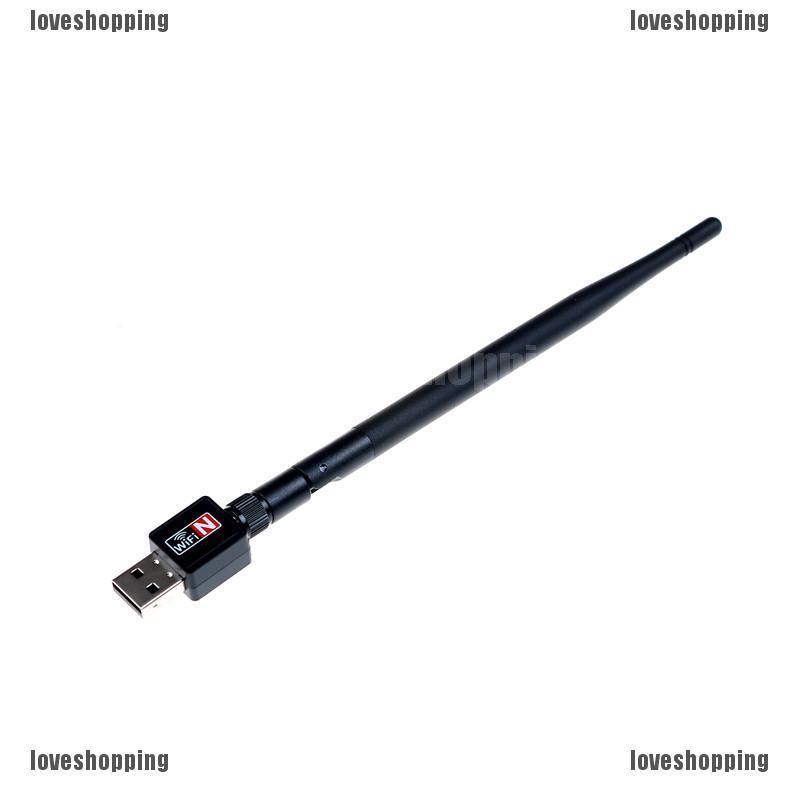 LOVE Bộ Ăng Ten Thu Sóng Wifi Băng Tần Kép 2.4 / 5Ghz 600Mbps Có Đầu Cắm Usb | BigBuy360 - bigbuy360.vn