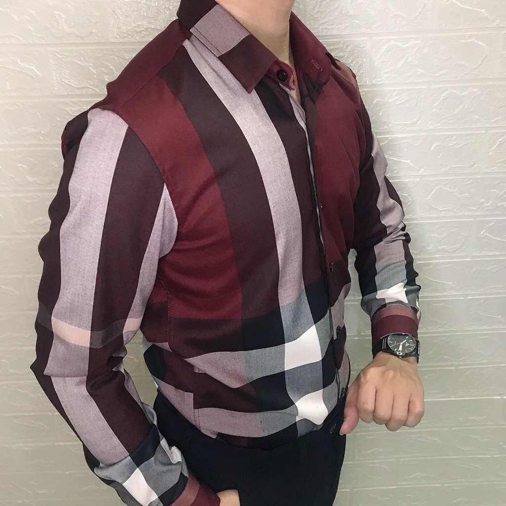 Áo Sơ Mi Nam Dài Tay Sọc Caro N&H02 Thời Trang Cao Cấp Thoải Mái - NEW | BigBuy360 - bigbuy360.vn