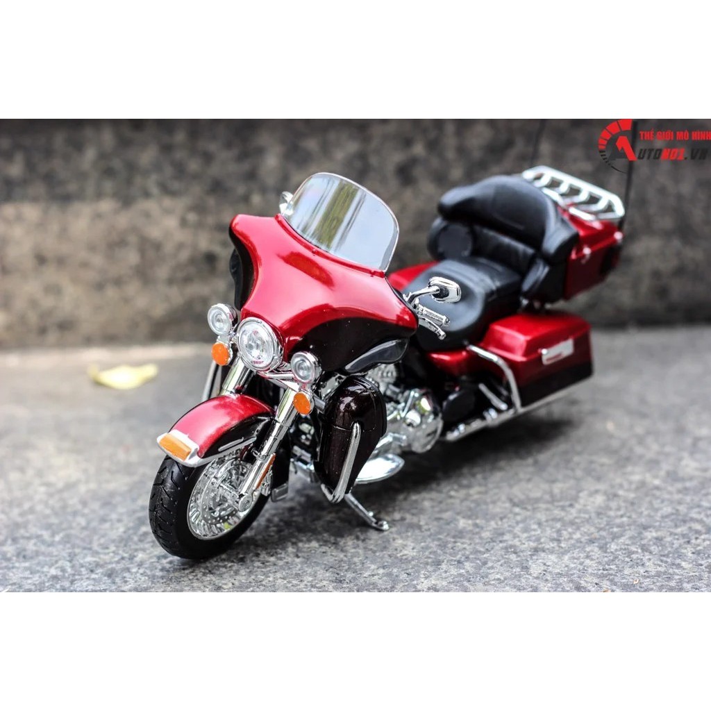 MÔ HÌNH XE HARLEY DAVIDSON FLHTK ELECTRA GLIDE ULTRA LIMITED RED 2013 1:12 MAISTO  5803