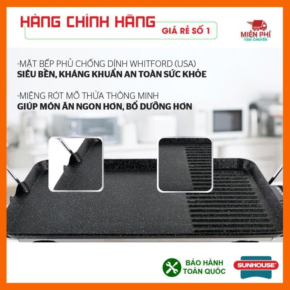 Bếp nướng điện SUNHOUSE SHD4607, Bếp nướng Sunhouse SHD4607 tốc độ nướng nhanh, tiết kiệm điện năng.