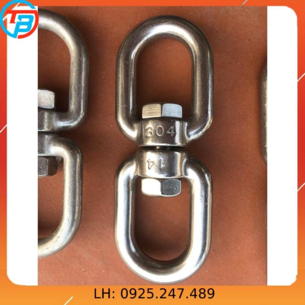 Ma ní Xoay INOX 304 [Phi 12mm] CÁP THÉP Thái Bình VinàN