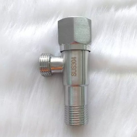 Van F inox SUS304 có khóa ra 1 đường nước, van T cầu chữ F