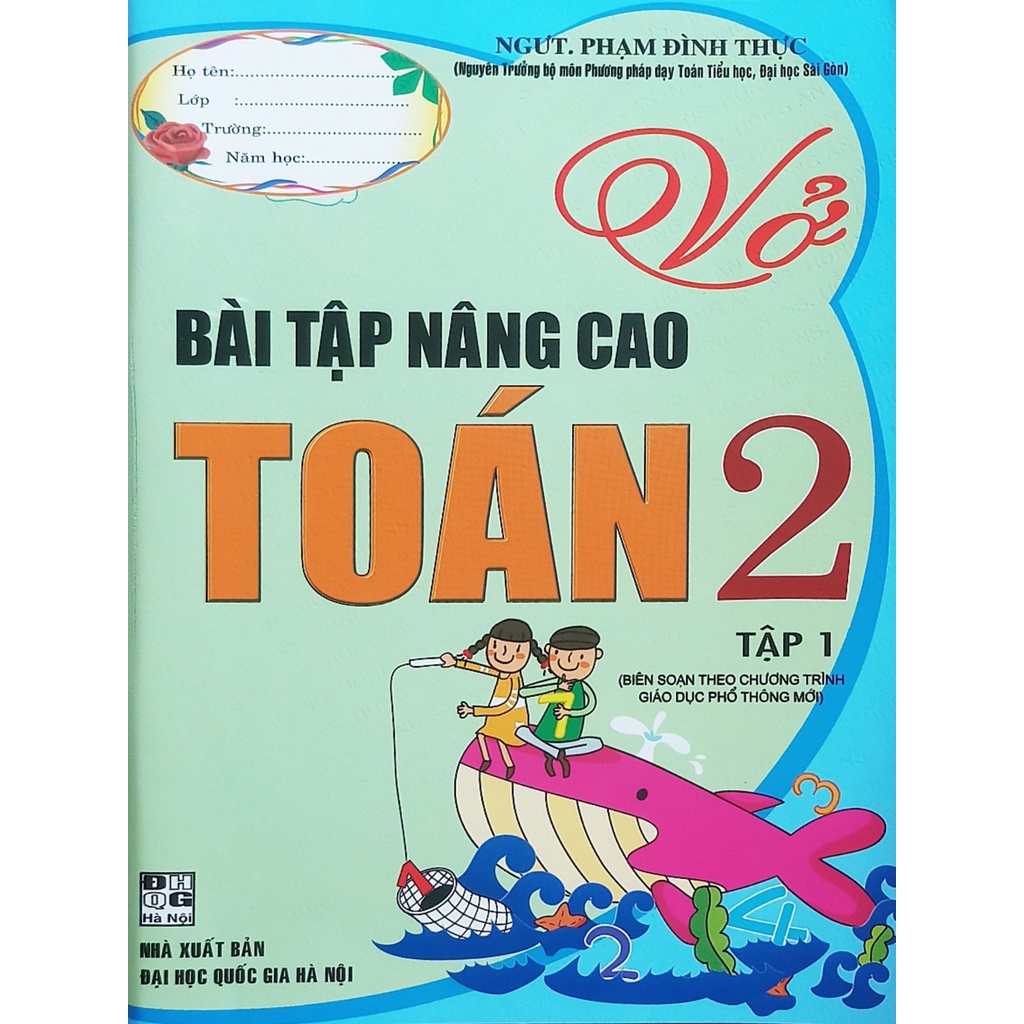 Sách - Vở bài tập nâng cao Toán 2 - tập 1 (B44)