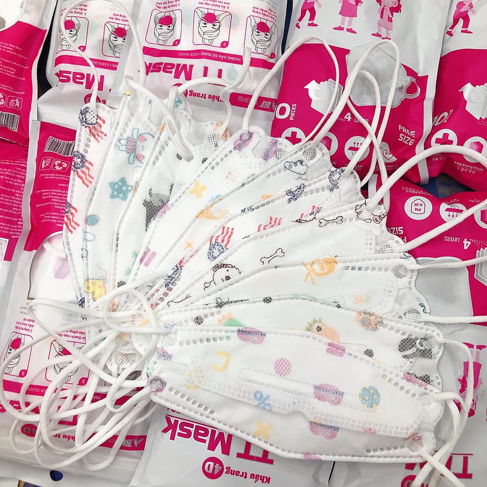 KHẨU TRANG 3D HÌNH CHO BÉ-N95-KF94-SÉT 10 Cái | BigBuy360 - bigbuy360.vn