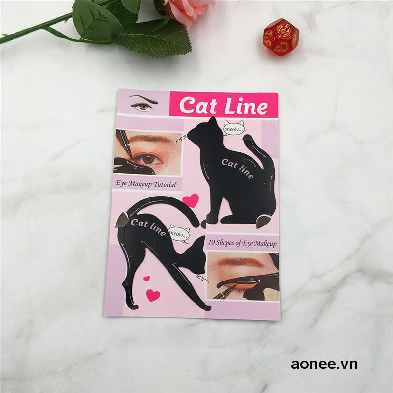 ✨✨ Cặp thẻ khuôn dùng kẻ mắt mắt mèo mắt khói
